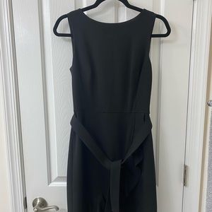 Calvin Klein Black Tie-Front Dress